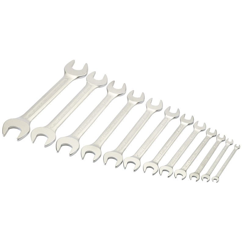 Elora 12 Piece Long Metric Open End Spanner Set 01276