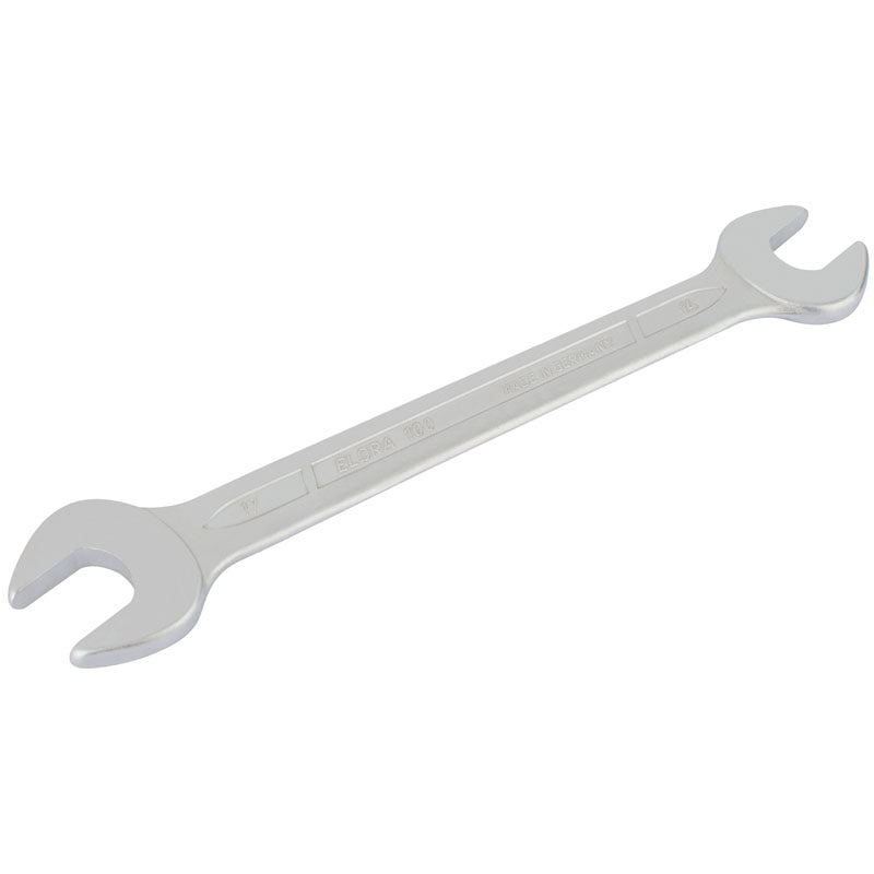 Elora 14mm x 17mm Long Metric Double Open End Spanner 01945