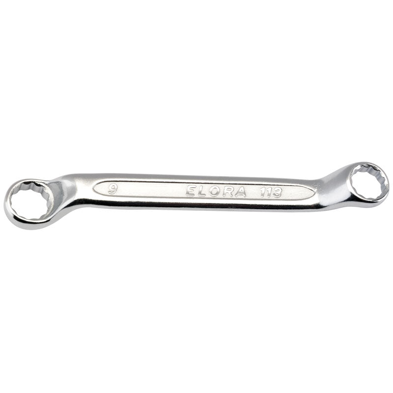 Elora 8mm x 9mm Midget Deep Crank Metric Ring Spanner 02612