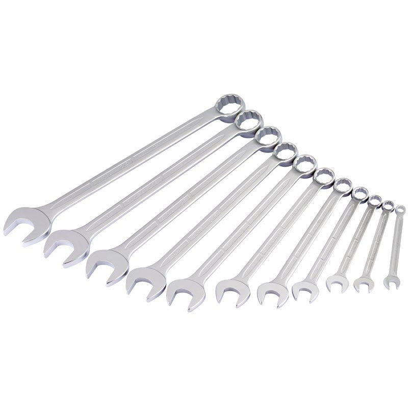 Elora 11 Piece Long Whitworth Combination Spanner Set 03157