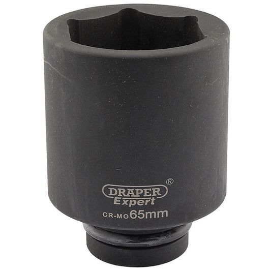 Draper Expert 65mm 1" Square Drive Hi - Torq®️ 6 Point Deep Impact Socket 05158