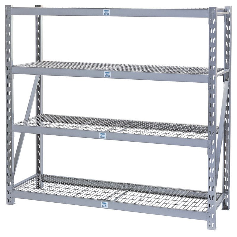 Draper Expert Heavy Duty Steel 4 Shelving Unit - 1959 x 610 x 1830mm 05227