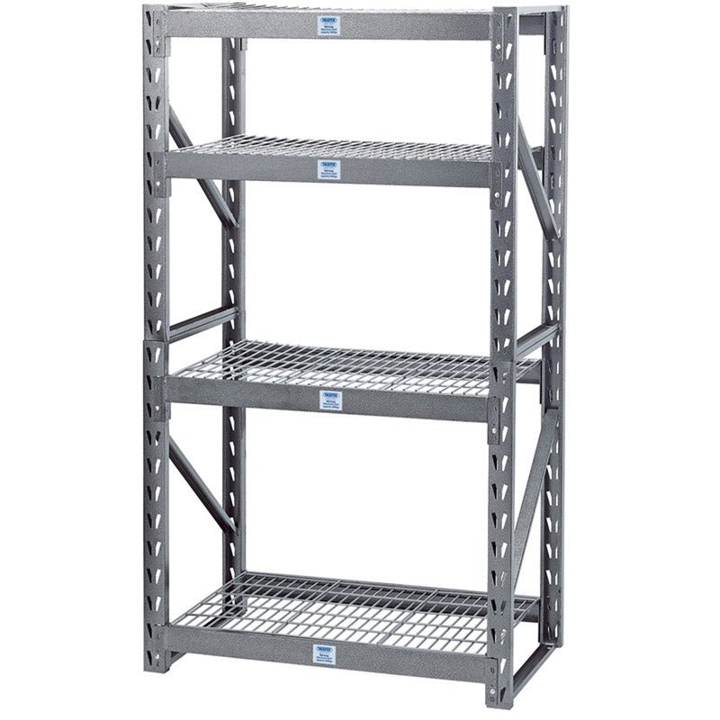 Draper Expert Heavy Duty Steel 4 Shelving Unit - 1040 x 610 x 1830mm 05230