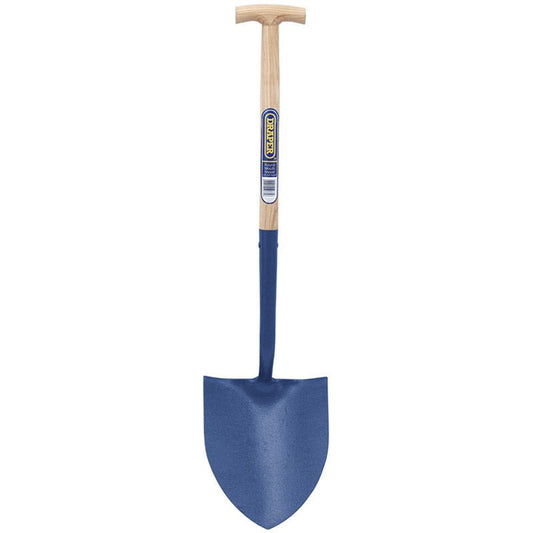 Draper Expert Solid Forged Round Mouth T - Handle Shovel with Ash Shaft 10875