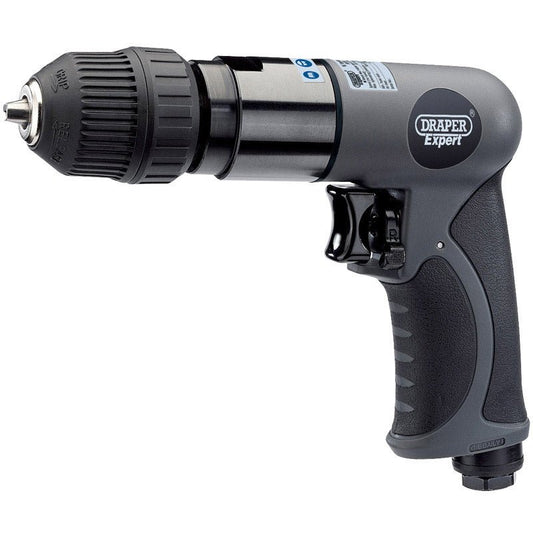 Draper Expert Composite Body Soft Grip Reversible Air Drill with 10mm Keyless Chuck 14258