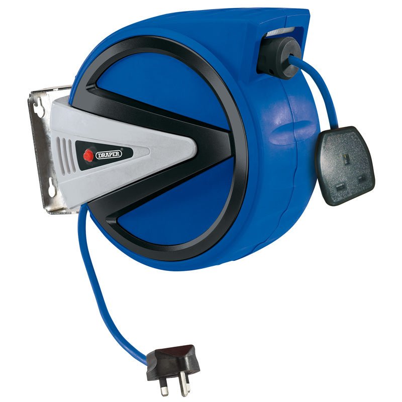 Draper Retractable Electric Cable Reel 20m With Position Lock