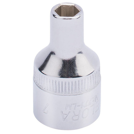 Elora 7mm 1/2" Square Drive Hexagon Socket 15296