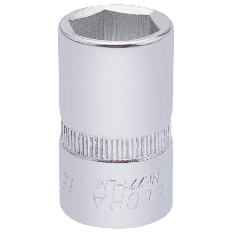 Elora 16mm 1/2" Square Drive Hexagon Socket 15305