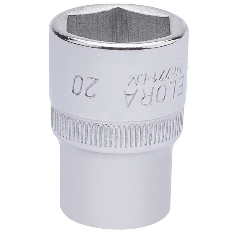 Elora 20mm 1/2" Square Drive Hexagon Socket 15309