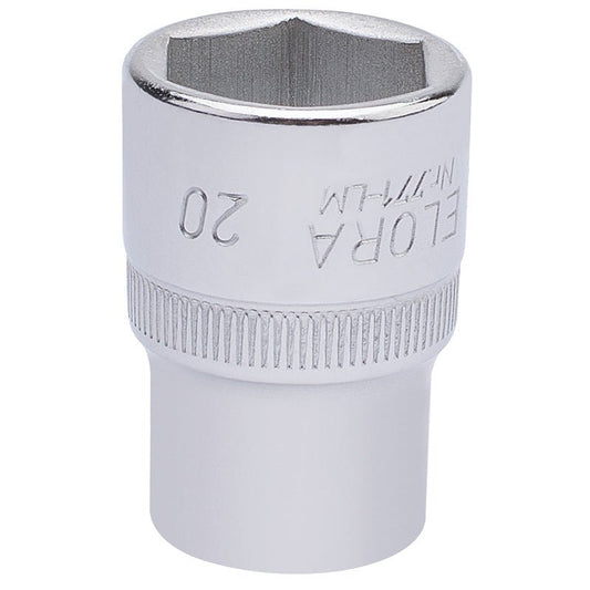 Elora 20mm 1/2" Square Drive Hexagon Socket 15309