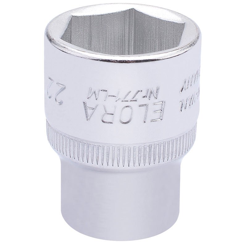 Elora 22mm 1/2" Square Drive Hexagon Socket 15311