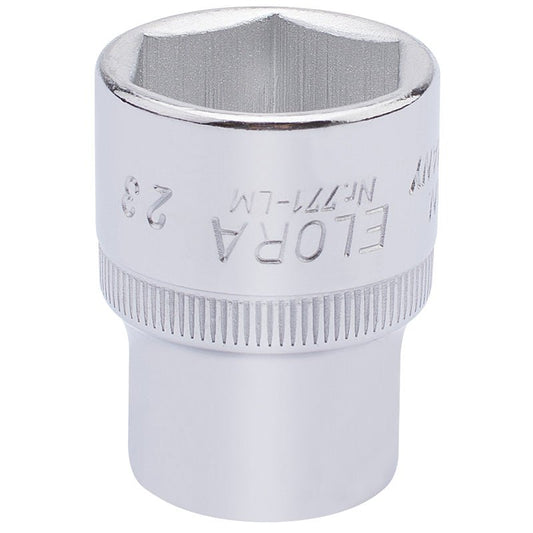 Elora 23mm 1/2" Square Drive Hexagon Socket 15312