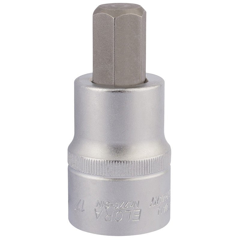 Elora 17mm 3/4" Square Drive Hexagon Screwdriver Socket 15553