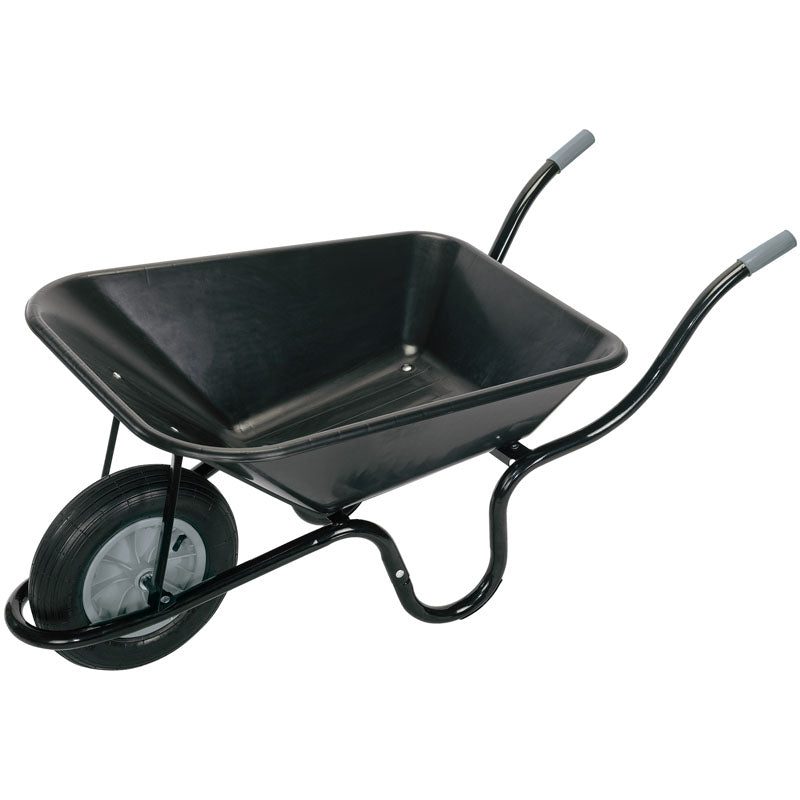 Draper Plastic Tray Wheelbarrow (85l)