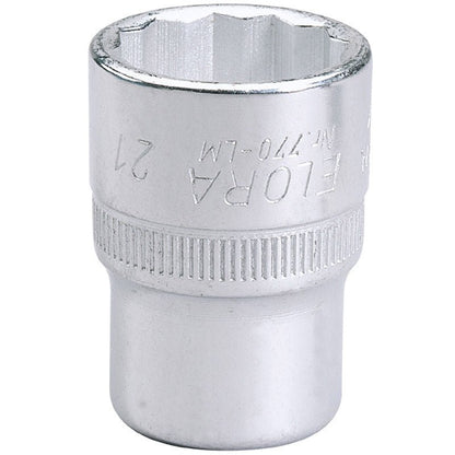 Elora 21mm 1/2" Square Drive Bi - Hexagon Socket 24666