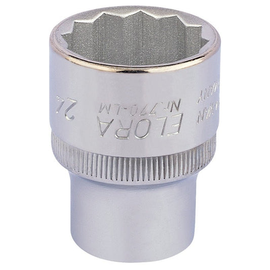 Elora 24mm 1/2" Square Drive Bi - Hexagon Socket 24690