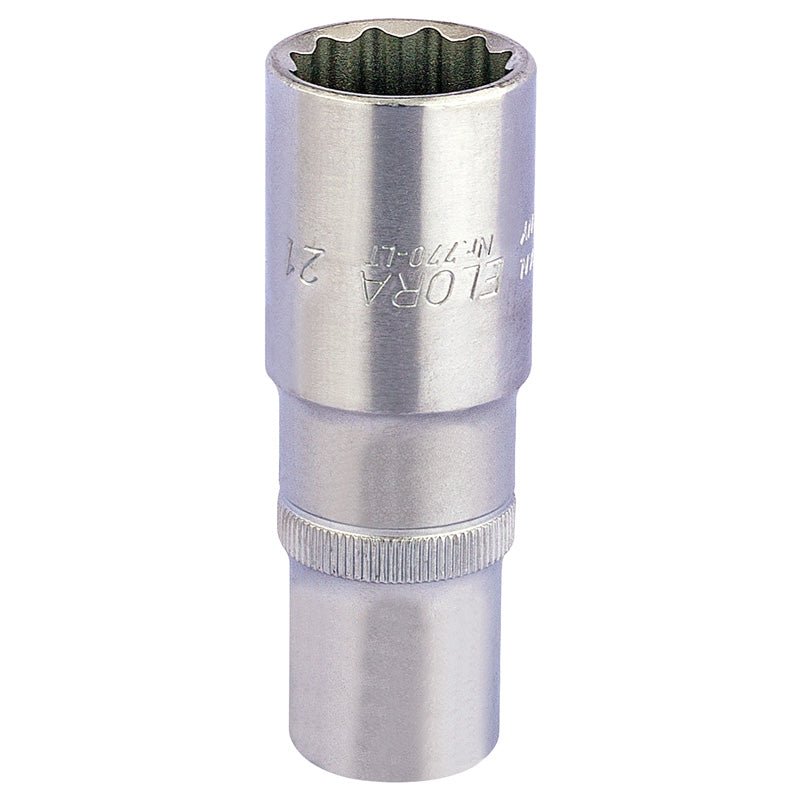 Elora 21mm 1/2" Square Drive Deep Bi - Hexagon Socket 25135