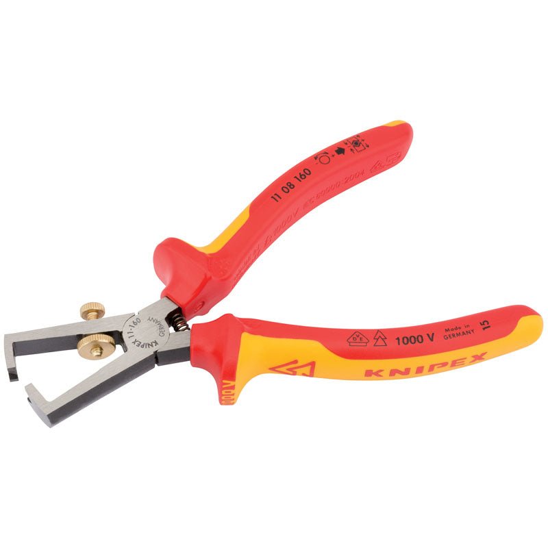 Knipex 160mm Fully Insulated Wire Stripping Pliers 31930