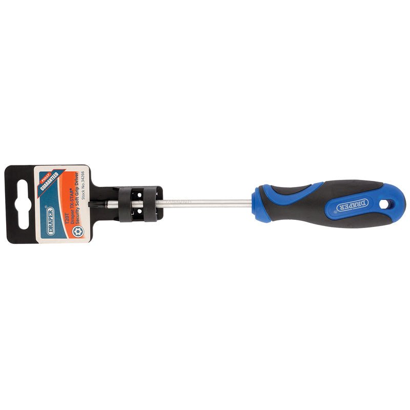 Draper Soft Grip T20 TX - STAR®️ Security Screwdrivers 34266