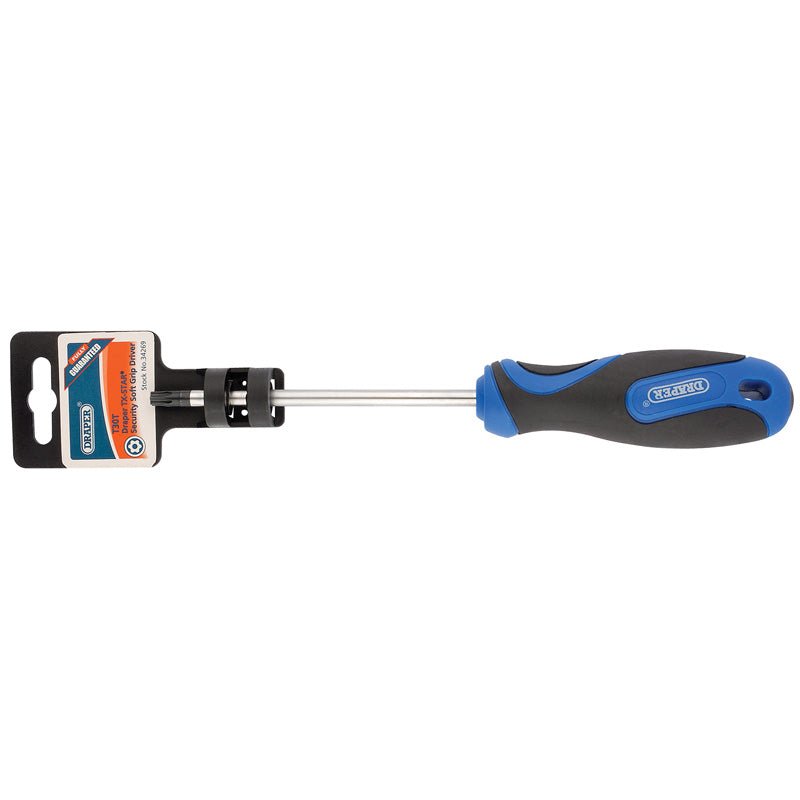 Draper Soft Grip T30 TX - STAR®️ Security Screwdrivers 34269