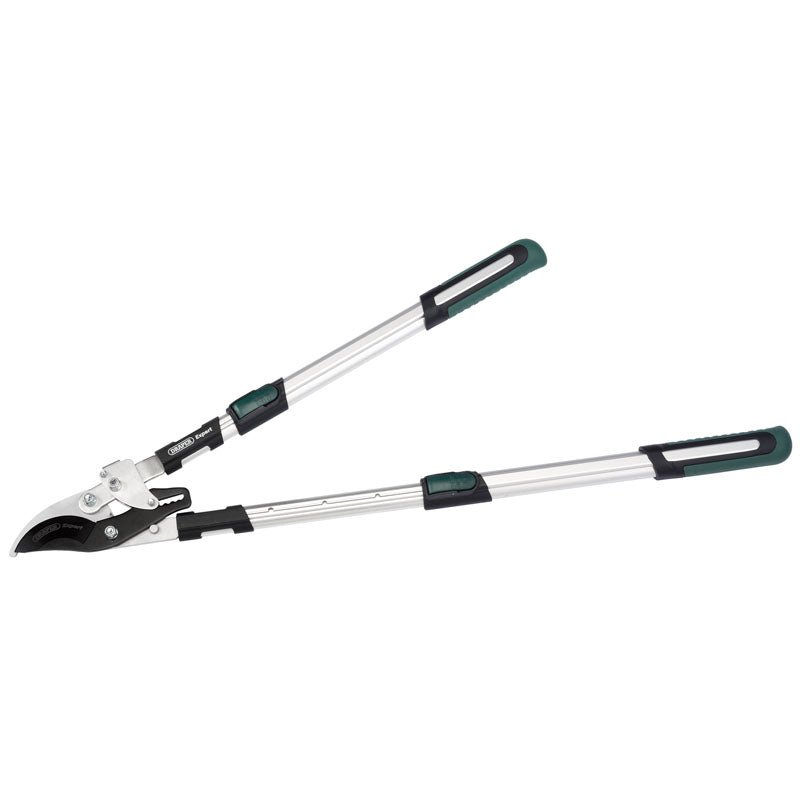 Draper Expert Telescopic Soft Grip Bypass Ratchet Action Loppers with Aluminium Handles 36819