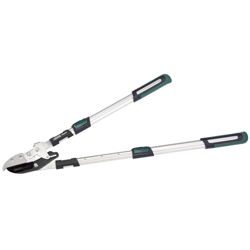 Draper Expert Telescopic Soft Grip Anvil Ratchet Action Loppers with Aluminium Handles 36826