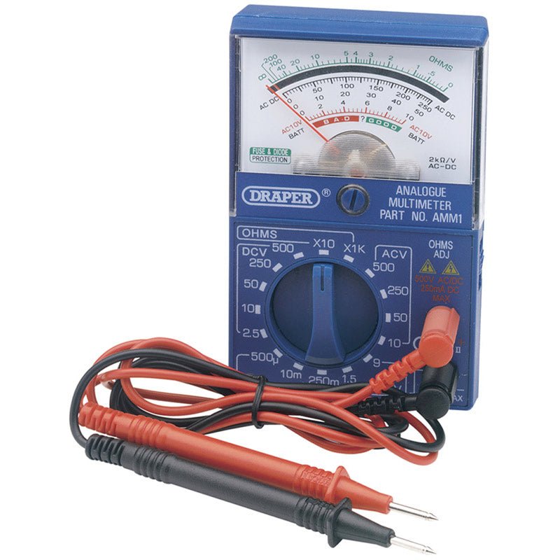 Draper Pocket Analogue Multimeter 37317