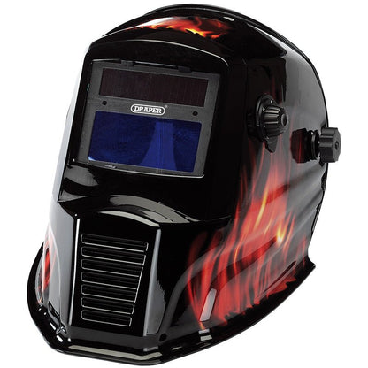 Draper Solar Powered Auto - Varioshade Welding and Grinding Helmet - Flame 38392