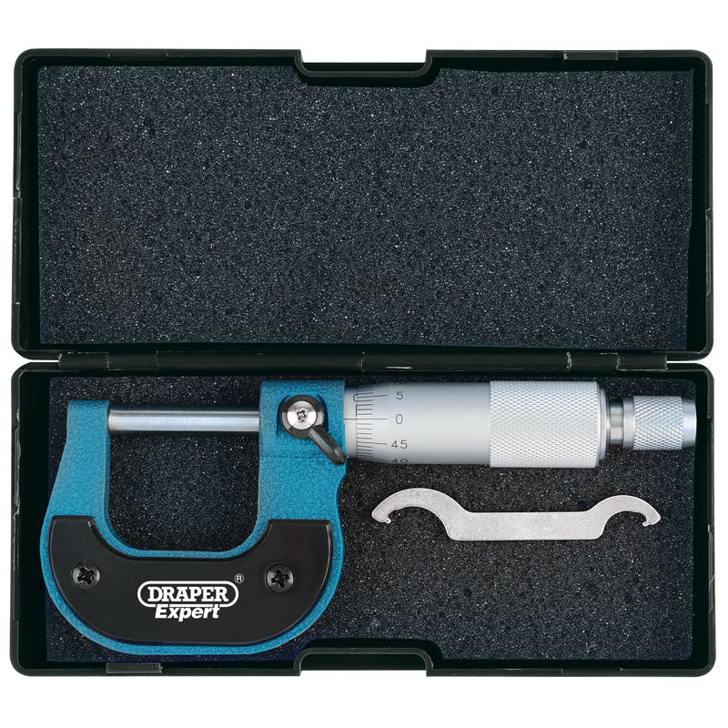 Draper Expert Metric External Micrometer - 0 - 25mm 46603