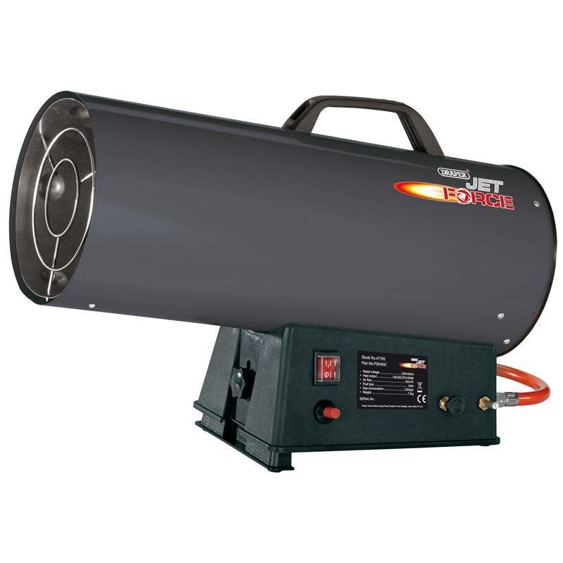 Draper Jet Force Propane Space Heater - 136000 BTU/40kW