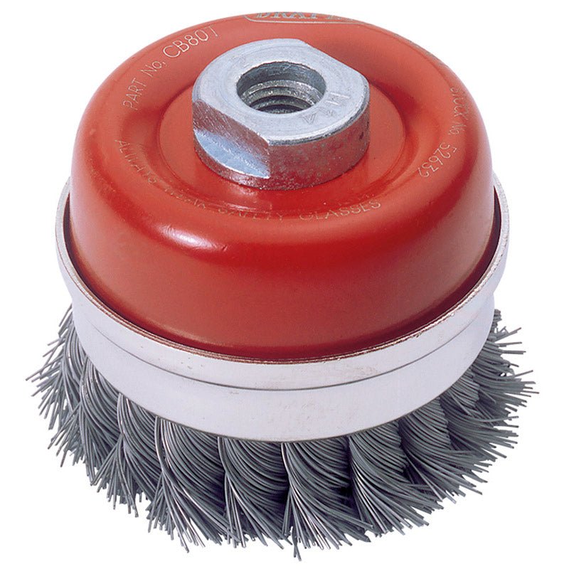 Draper Expert 80mm x M14 Twist Knot Wire Cup Brush 52632