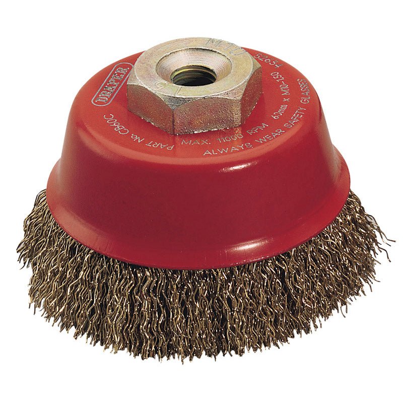 Draper Expert 60mm x M10 Crimped Wire Cup Brush 52634