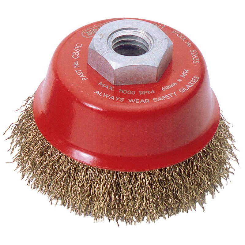 Draper Expert 60mm x M14 Crimped Wire Cup Brush 52635