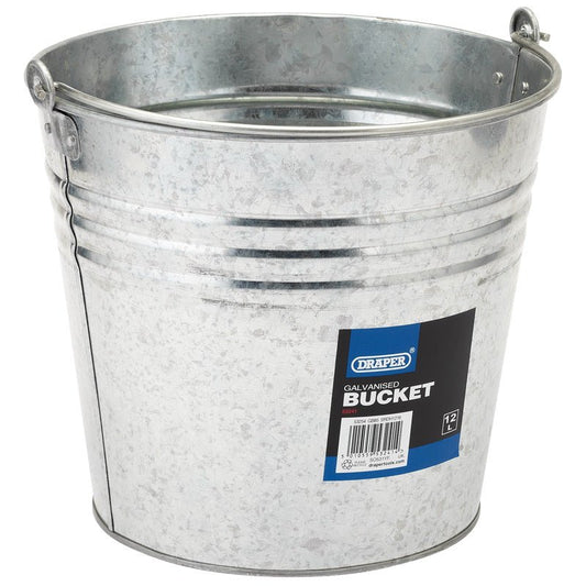 Draper Galvanised Steel Bucket (14l)