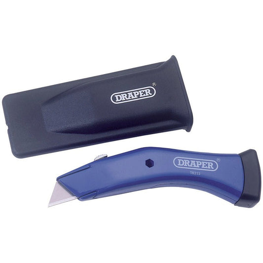 Draper Heavy Duty Retractable Trimming Knife with Quick Change Blade Facility 55059