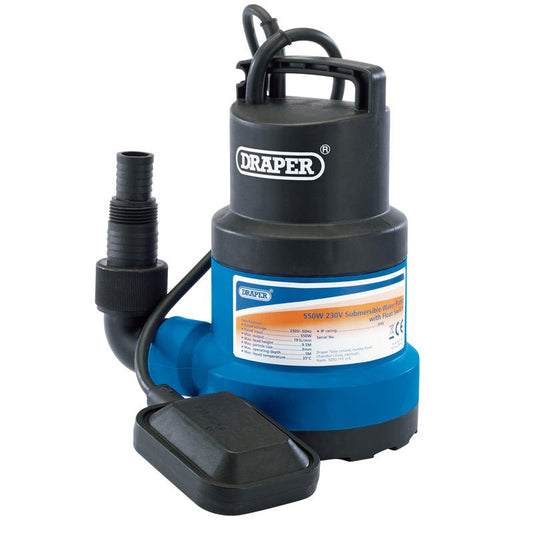 Draper Submersible Water Pump with Float Switch (191L/min) 61584