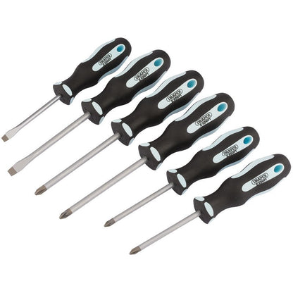 Draper Soft Grip Screwdriver Set (6 Piece)