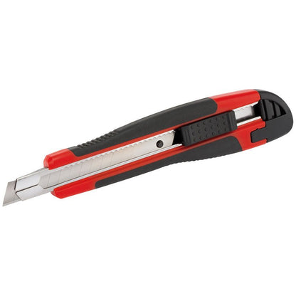 Draper Soft - Grip Retractable Trimming Knife (9mm) 68666