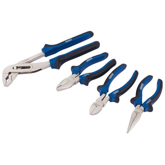 Draper Soft Grip Pliers Set (4 piece) 81147