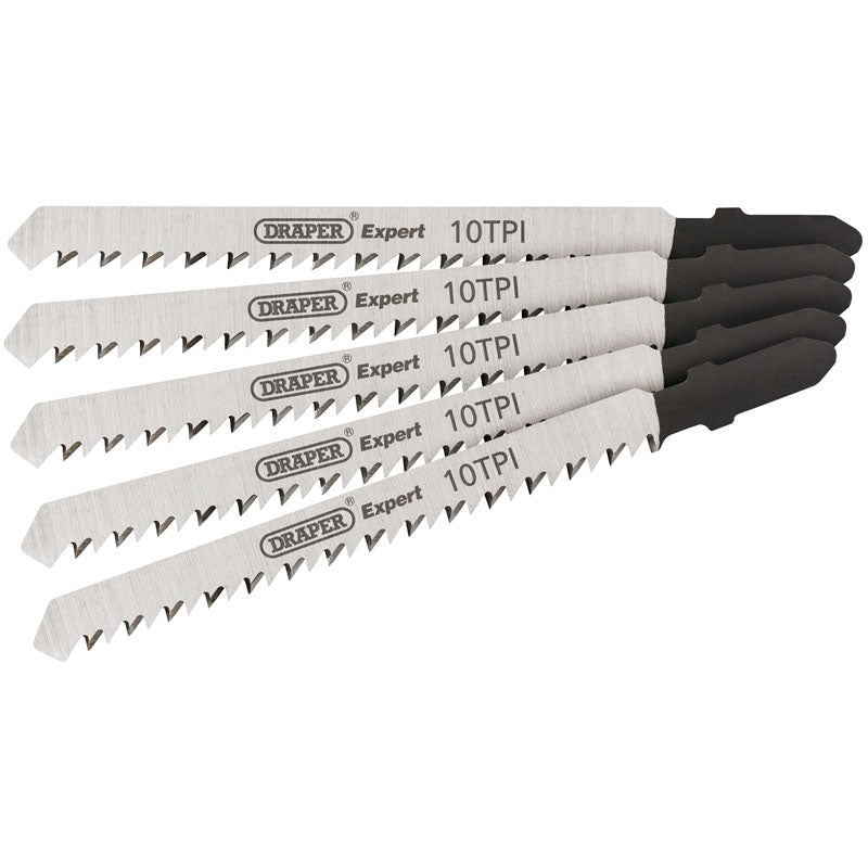 Draper Expert 5 Piece DT101BR 100mm Jigsaw Blade Set 81718