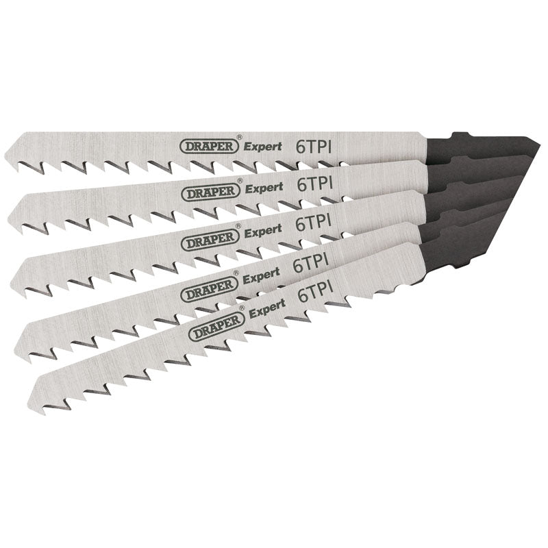 Draper Expert 5 Piece DT101D 100mm Jigsaw Blade Set 81719