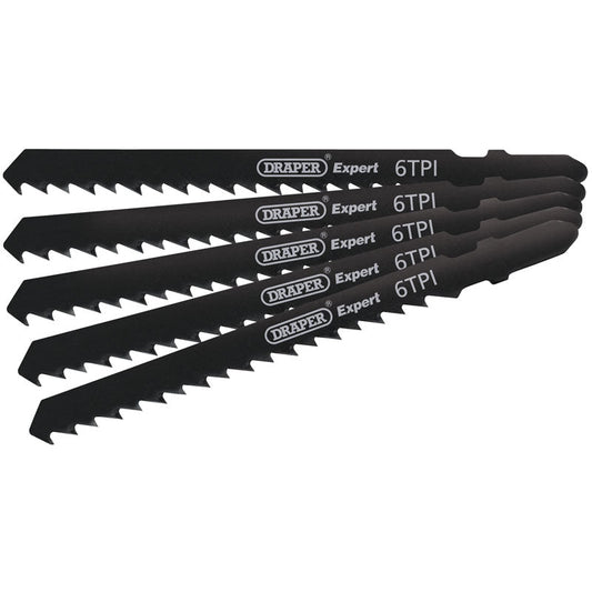 Draper Expert 5 Piece DT144D 100mm Jigsaw Blade Set 81725