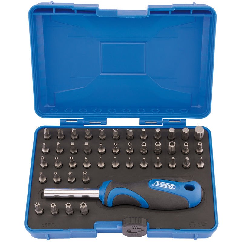 Draper Security Screwdriver Bit and Driver Set (45 piece) 82399