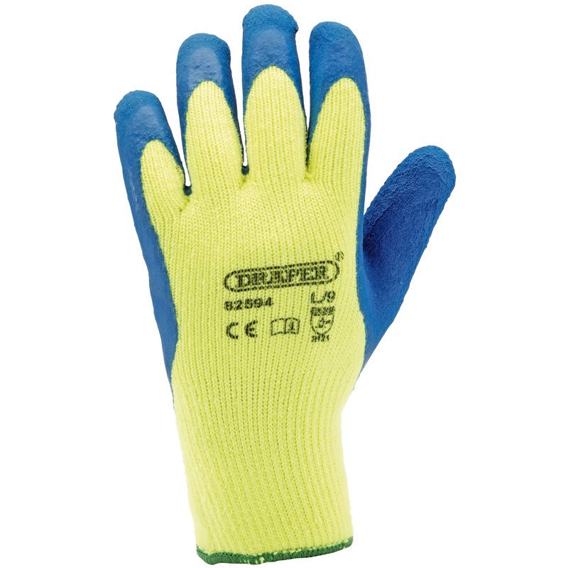 Draper Heavy Duty Latex Thermal Gloves - Extra Large 82595