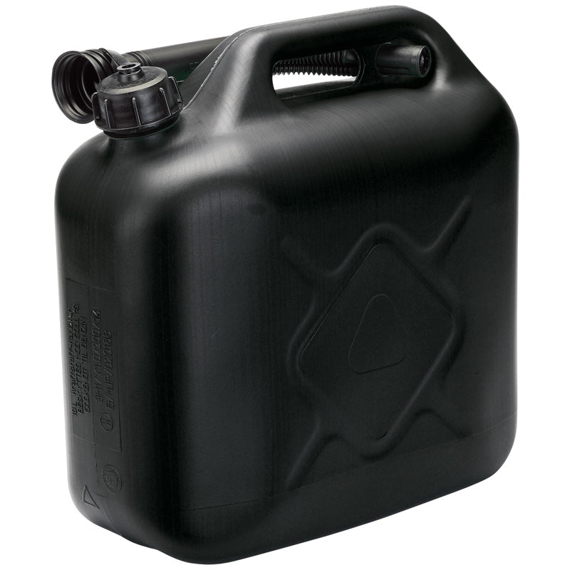 Draper 10L Plastic Fuel Can - Black 82693