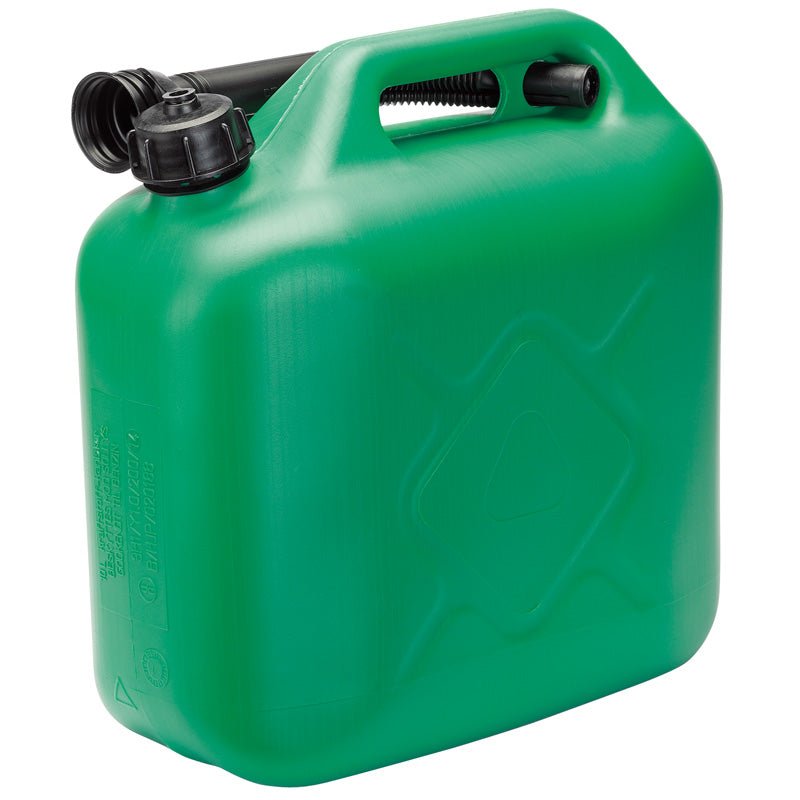 Draper 10L Plastic Fuel Can - Green 82694