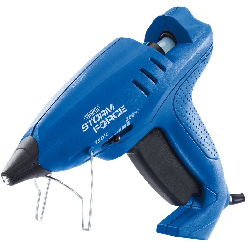 Draper Storm Force®️ Variable Heat Glue Gun With Six Glue Sticks (400w)