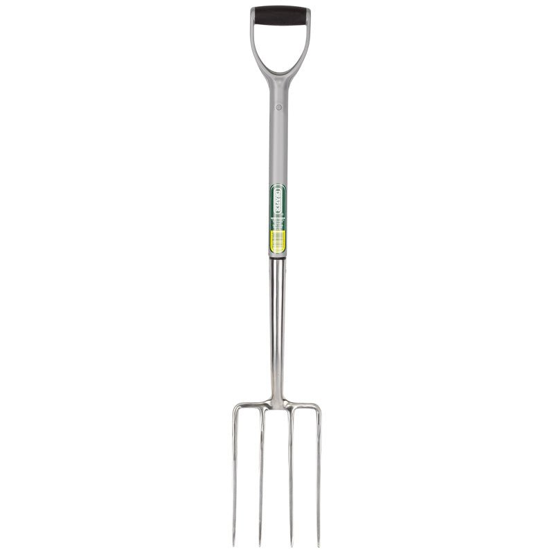 Draper Extra Long Stainless Steel Garden Fork with Soft Grip 83753