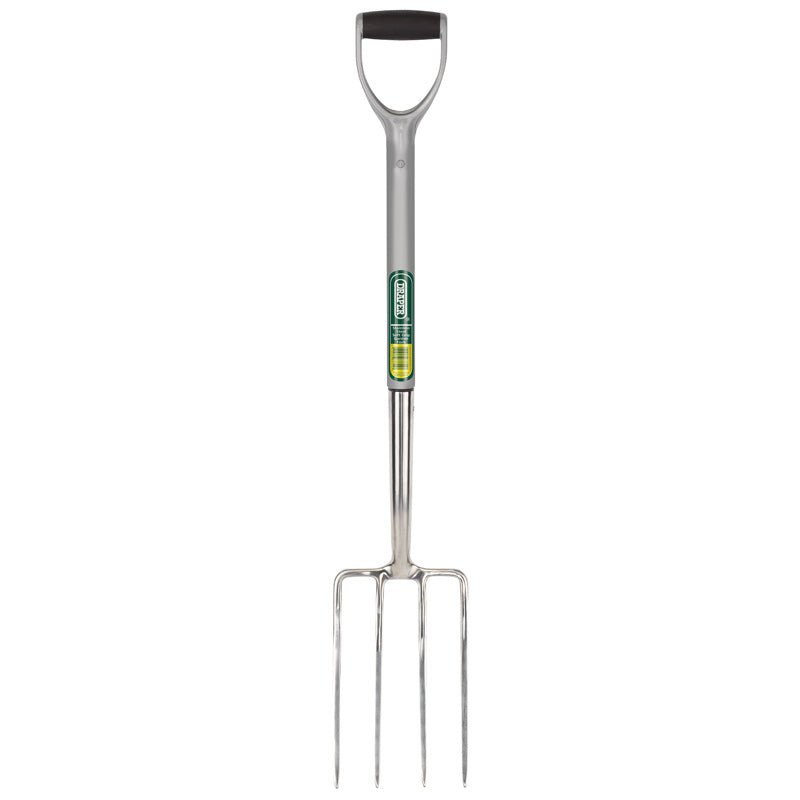 Draper Stainless Steel Garden Fork With Soft Grip Handle 83755