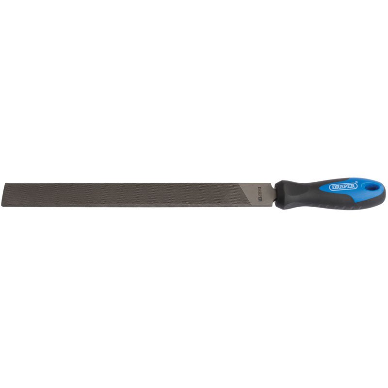 Draper 00008 Soft Grip Engineer's File Hand File and Handle 300mm